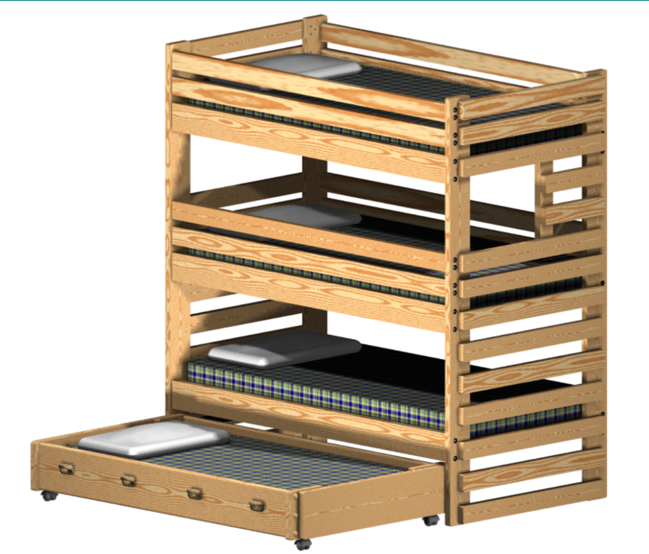 Quadruple Bunk Bed Plans